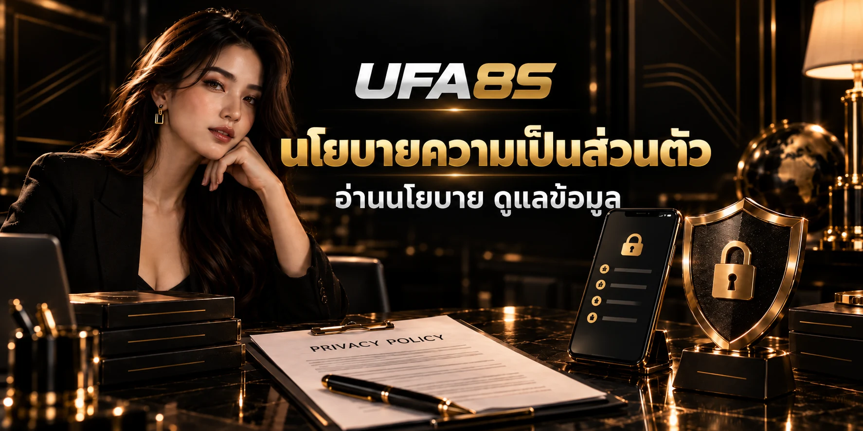 นโยบายความเป็นส่วนตัว UFA8S อ่านนโยบายและดูแลข้อมูล